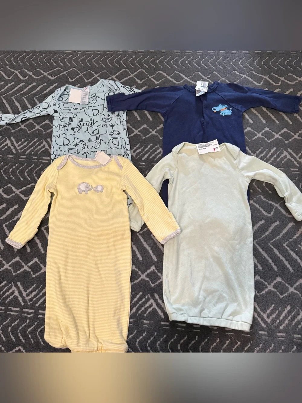 Baby boy sleeper sleep sack bundle